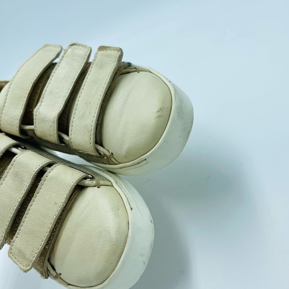 Rag & Bone | Kent Tan Velcro Leather Sneakers - Picture 6 of 10